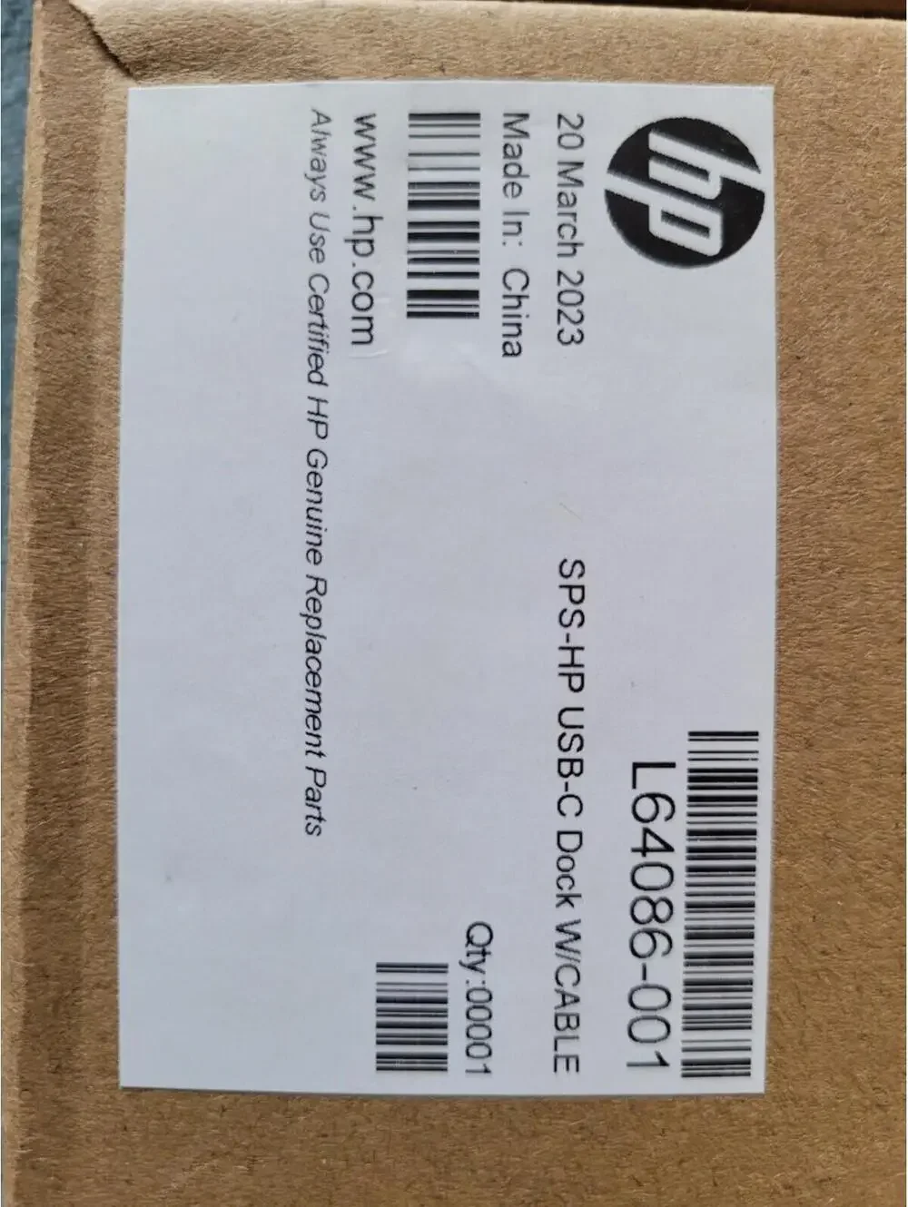 HP USB-C Dock G5 Docking Station L64086-001 HSN-IX02 with 120W Power Adapter NEW